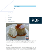 Flan de Café Con Nata