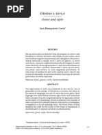 Estilo e Gênero Em Artigo de Opinião