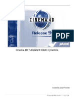 Cinema 4D Tutorial #2: Cloth Dynamics: Created by Jaryth Frenette