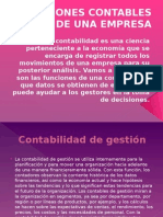 Funciones Contables de Una Empresa