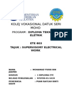 Complete Elctrical Supervisory Work 1eee