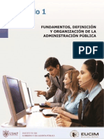 Fundamentos y Organización