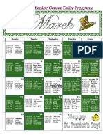 March Activity Calendar 2010