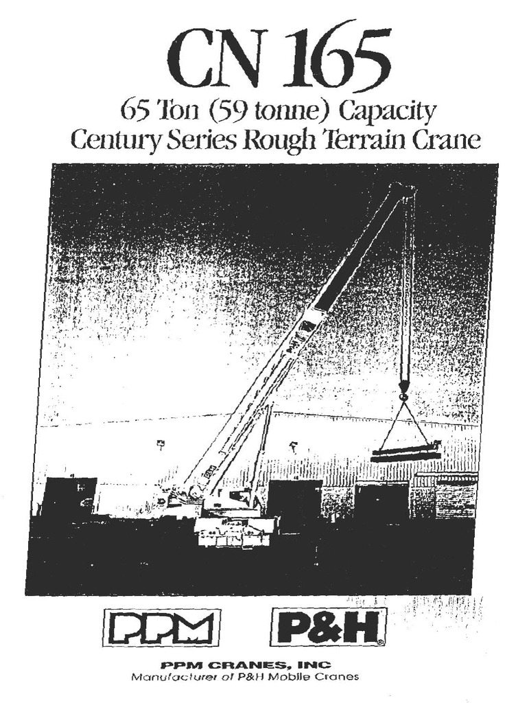 65 Ton P&H CN165 Telescópica RT | PDF