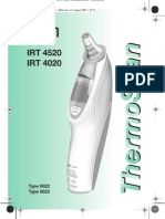 Braun IRT 4520 Thermoscan Thermometer