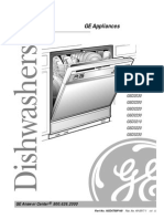 GE Dishwasher Owner's Manual - GSD2020 - GSD2020F01BB