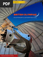 British Astronomy Olympiad 2015