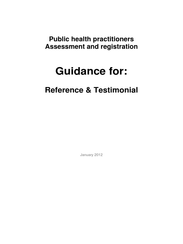 Public Health Practitioner Registration Guide | PDF | Business | Wellness