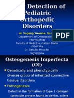 Early Detection of Pediatric Orthopedic Disorders