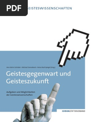 Geistesgegenwart Und Geisteszukunft Mind Epistemology - 
