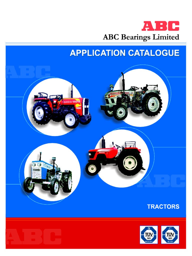 Tractors Application Catalogue PDF
