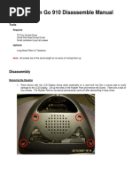 Tomtom Go 910 Dismantling Manual