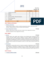 One Paper Time: 3 Hrs. Max Marks. 100 Units No. of Periods Marks