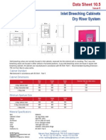 Inlet Breeching Cabinets Dry Riser System: Cabinet Dimensions Cabinet Standard