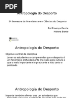 Antropologia Do Desporto 2014-2015