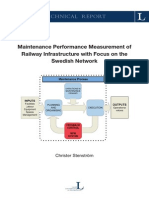 MPM of Railway Infrastructure