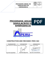 Programa Anual de Simulacros