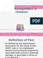 Pain Management in Children