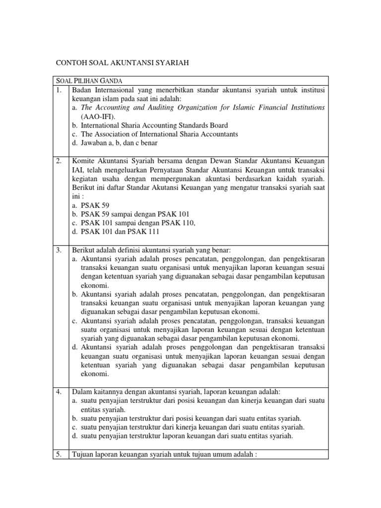 Contoh Soal Pdf