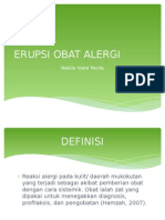 Erupsi Obat Alergi