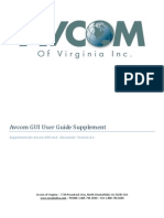 Avcom GUI User Guide - Supplement For GUI v4.0