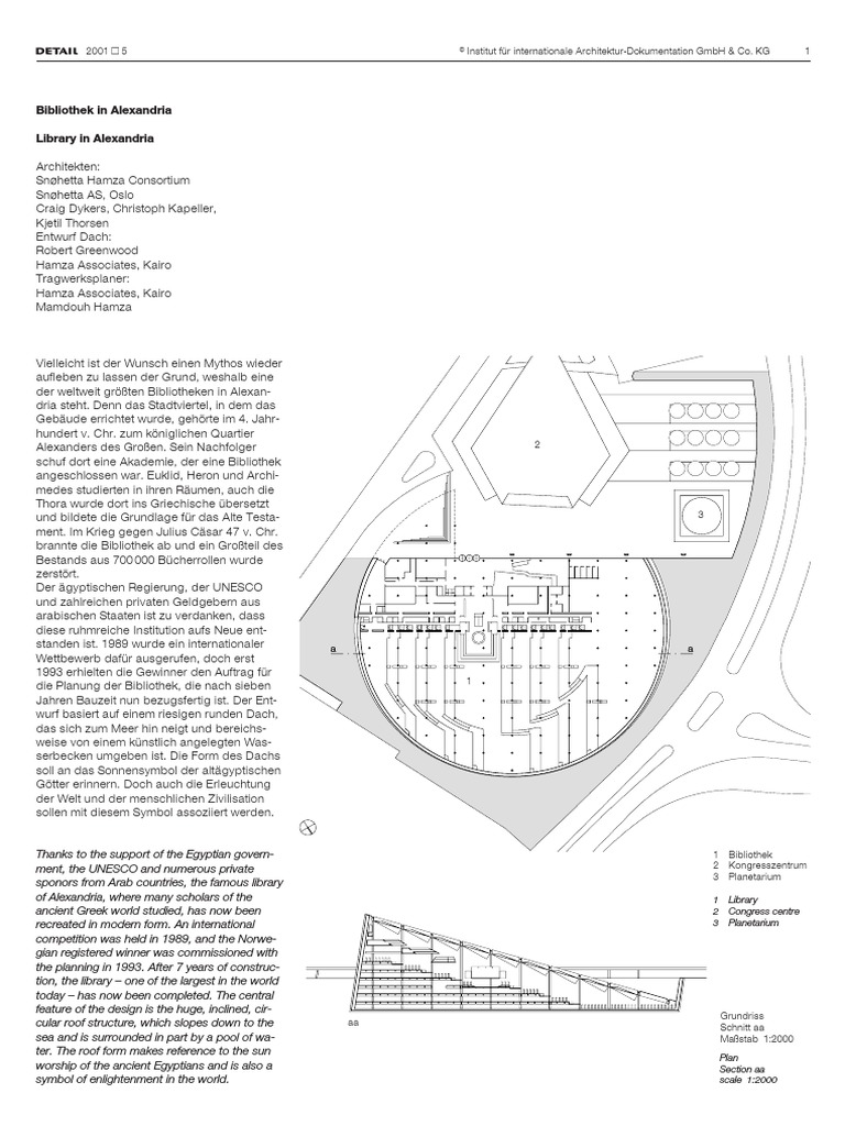 Library in Alexandria | PDF
