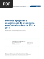 Demanda agregada e a desaceleração do crescimento econômico brasileiro de 2011 a 2014
