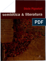 PIGNATARI, Decio Semiotica e Literatura