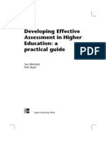 53026895 Bloxham and Boyd Electronic Version of Developing Effective Assessment in Higher Ed