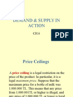 Effects of Price Controls & Taxes on Demand & Supply
