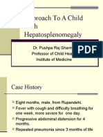 Approach to a Child With Hepatosplenomegaly