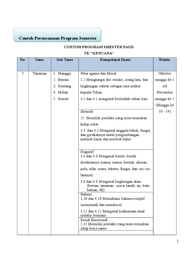Contoh Promes Dan RPPM | PDF | Seni & Disiplin Bahasa