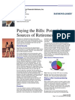 Paying The Bills: Potential Sources of Retirement Income