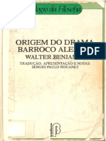 Walter Benjamin Origem Do Drama Barroco Alemão