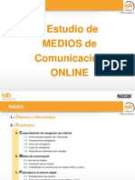 primerestudiomedioscomunicaciononlineiabspain2014-140219064710-phpapp01