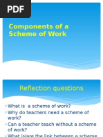 Download Components of a Scheme of Work by Citrus Citriani SN275044164 doc pdf