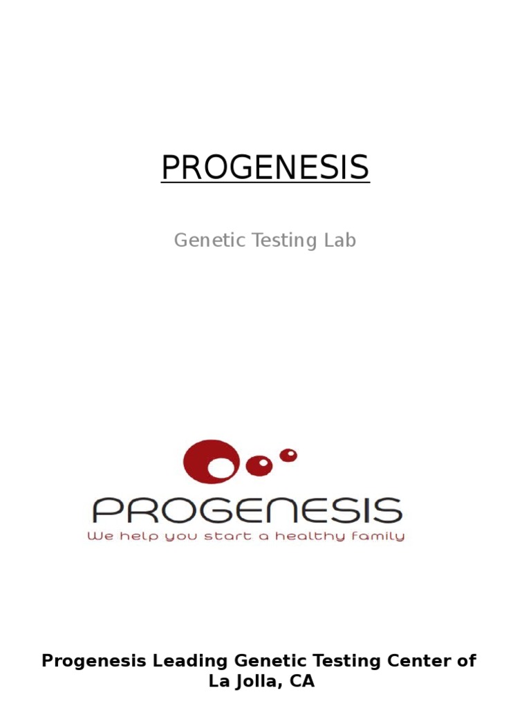 Progenesis: IVF Genetic Testing Experts | PDF