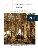 ARHIVA LITERATURII UNIVERSALE- volumul II, coordonator Maria Sava