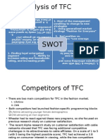 SWOT Analysis of TFC