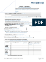 Anexa 3 Cerere Chestionar - Acoperire Activitate Si Proiect