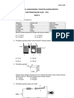 Prediksi Soal Un Ipa SMP (Fisika) 2010 Lengkap Dengan Jawaban Paket 6