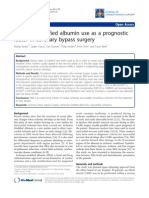 Ischemia-Modified Albumin Use As A Prognostic Factor in Coronary Bypass Surgery