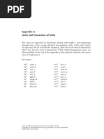 Appendix A: Units and Conversion of Units