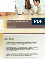 Professional Ethics & Independence - -Generic Final 2012