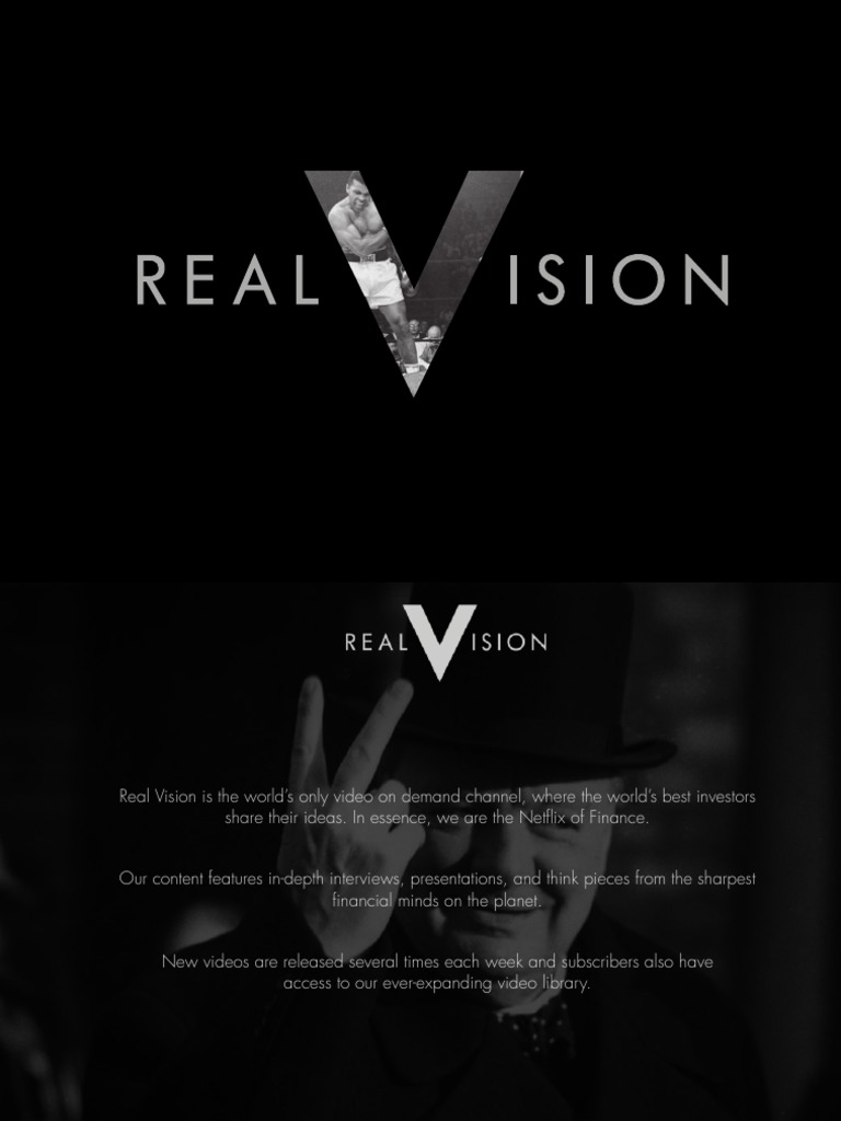 Real Vision: Exclusive Finance Insights | PDF | Hedge Fund | Subscription  Business Model
