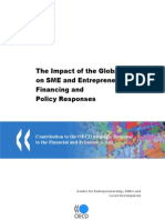 The Impact of The Global Crisis On SME and Entrepreneurship Financing and Policy Responses