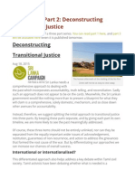 What Next Part 2 Deconstructing Transitional Justice
