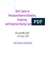 Gas Reserve Estimation PPT