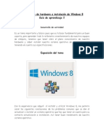 Instalación de Windows 8