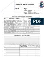 Acta de Reunion Colegiada - Jec